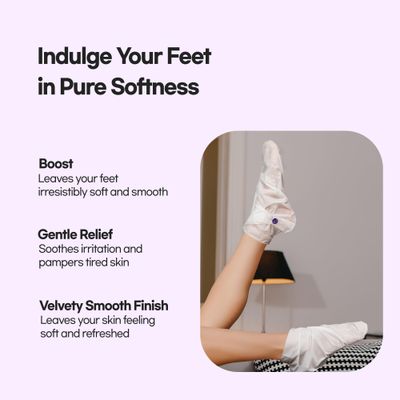 Epielle Relaxing Foot Masks, 6 Pairs Deep Moisturizing Socks with Melatonin &amp; Lavender Extract, Vegan &amp; Cruelty-Free, Korean Skincare, Easter Gifts, Mother's Day Gifts