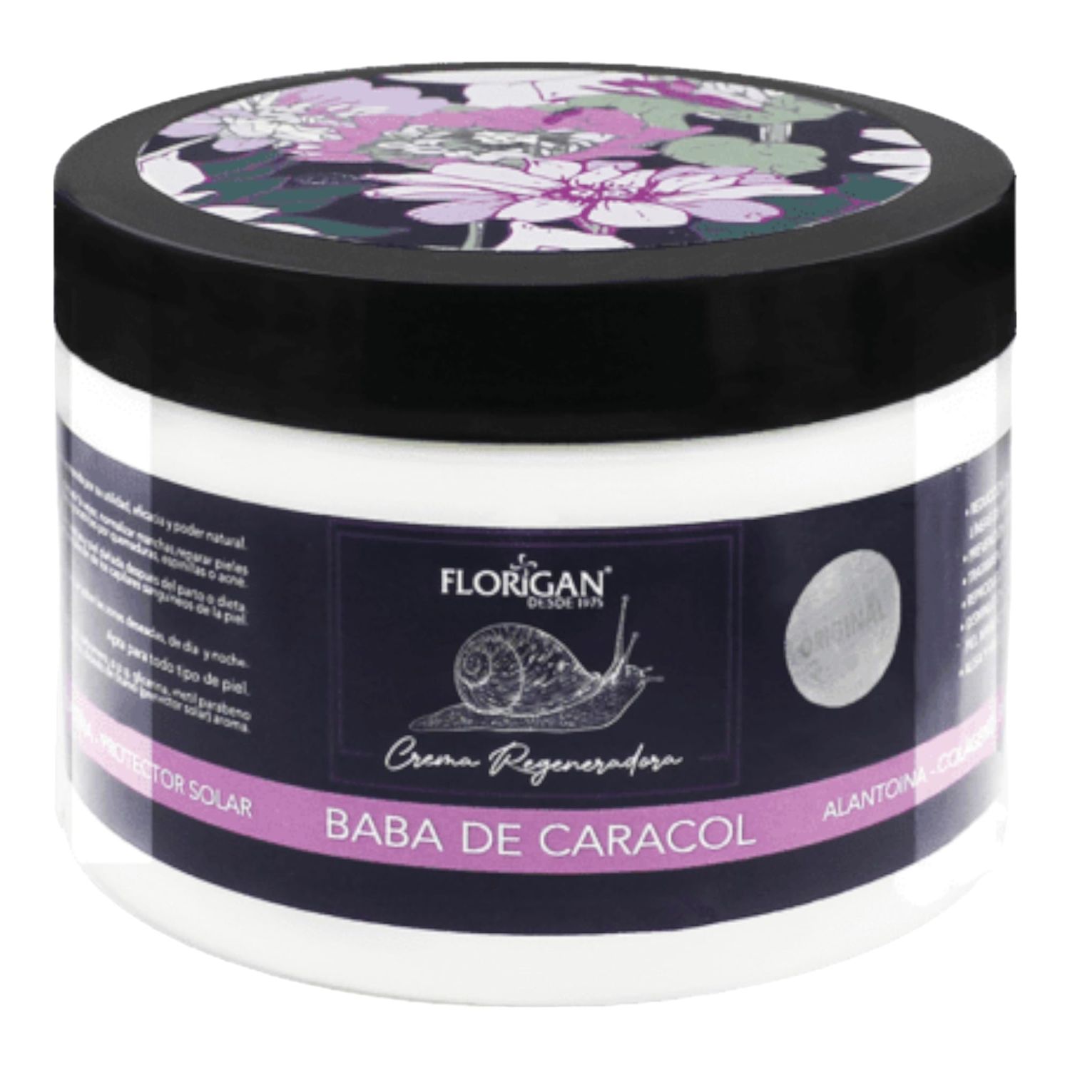 Generic Face Cream Baba de Caracol with Alantoin, Collagen &amp; Elastin 350g, Florigan, 12.35 Ounce (Pack of 1)
