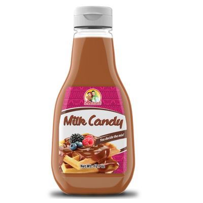 Las Sevillanas Dulce de Leche Squeeze Bottle - Traditional Mexican Cajeta Made with Goats Milk - Lactose-Friendly Caramel Spread - Perfect for Pancakes, Waffles, Bread, and Desserts - 12.7 Oz