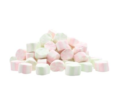 The Snackery Pink, Green and White Pinwheel Marshmallows, Round Puffy Pinwheels (2.2 LB)