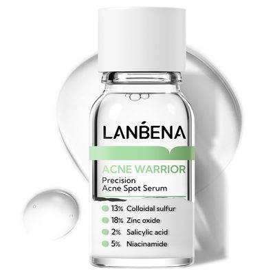 LANBENA Precision Acne Spot Serum, Acne Drying Lotion, Overnight Acne Treatment For Face, Dry Out Pimples, Blemishes, Zits And Clean Pores, 0.42 Fl Oz