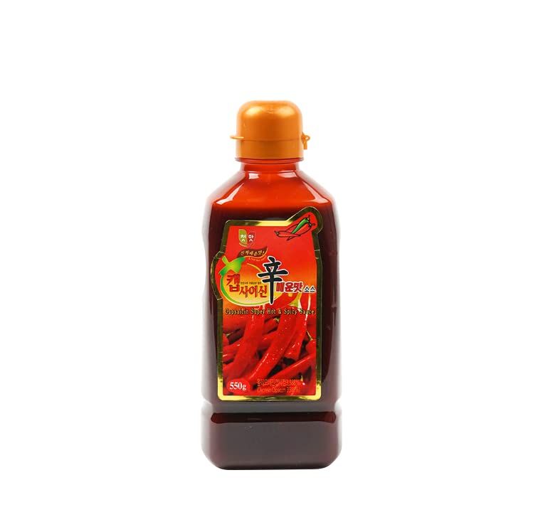 Cheon Mat Korean Capsaicin Super Hot &amp; Spicy Sauce19.4oz(550g)Original Korean Hot Sauce