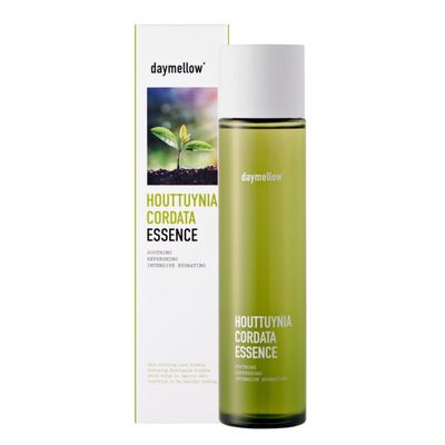 daymellow Houttuynia Cordata Real Soothing Essence Toner 5.07fl.oz/150ml, Face Toner, Heartleaf, Centella, Tea Tree, Hydrating, for All Skin Types, Acne, Soothes Redness Facial Essense Korean Skincare