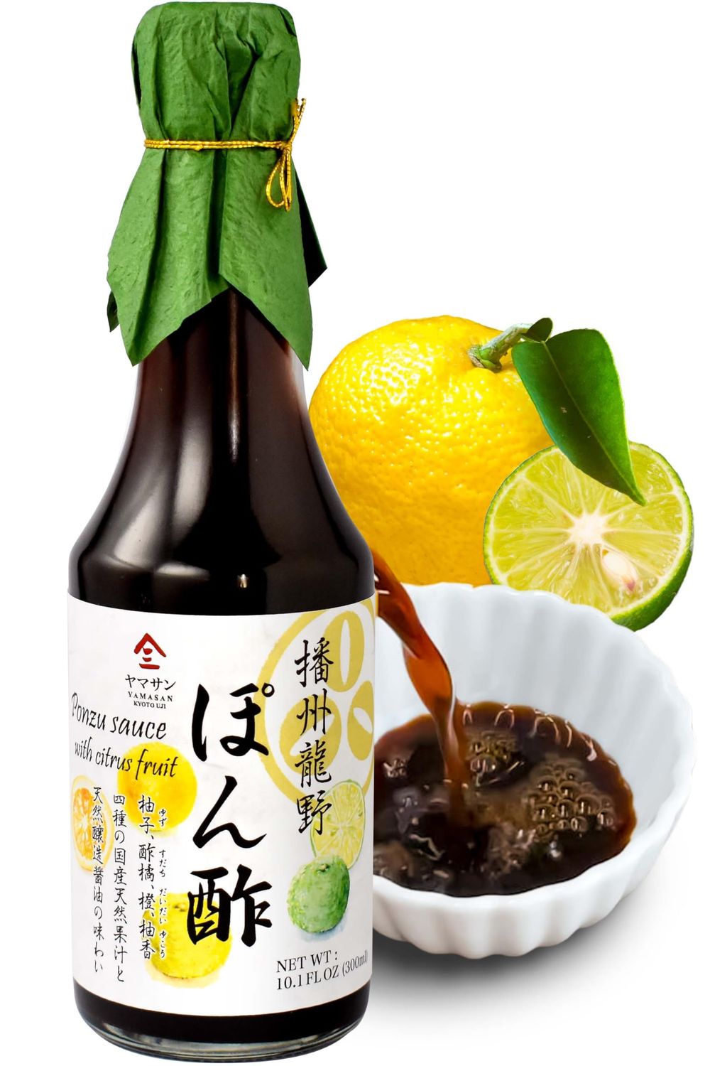 chaganju Ponzu Sauce (yuzu blend) Dressing Japanese HandmadeNo chemical seasonings Non-GMO Natural brewing 300ml(10.14floz) YAMASAN