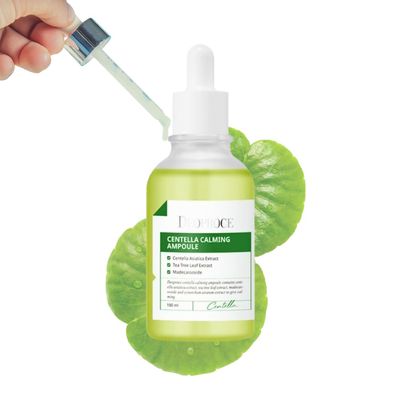 Deoproce Centella Calming Ampoule Serum for Sensitive Skin Soothes Acne Rosacea Oily &amp; Asiatica Reducing redness Korean Skincare Facial Serum 3.4 Fl oz