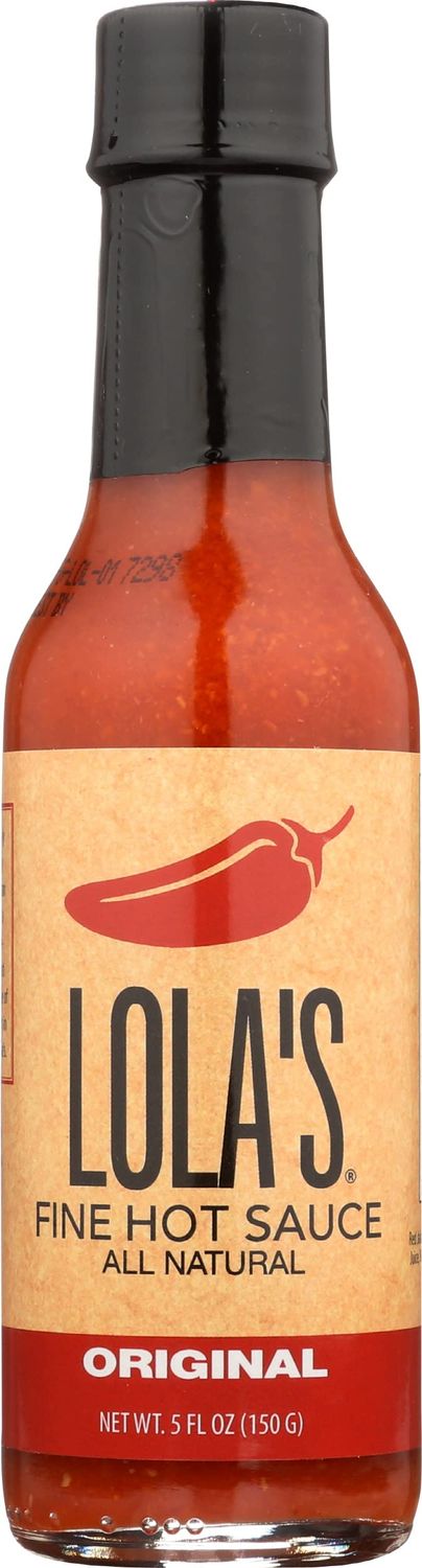 Lolas Original Fine Hot Sauce, All Natural, Non GMO, 5 Ounces (Pack Of 12)