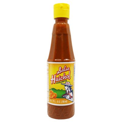 Salsa Huichol Habanera Hot Sauce (1 x 6.5 oz. Bottle)
