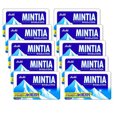 Mintia Wild &amp; Cool 0.2oz 10pcs Japanese Tablet Candy Ninjapo Japan