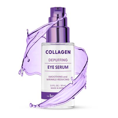 The Beauty Standard Collagen &amp; Hyaluronic Acid Under Eye Serum - Reduces Puffiness, Dark Circles &amp; Wrinkles, Hydrating - Dermatologist Tested, Korean Skin Care - 1 oz / 30 ml (2 Pack)