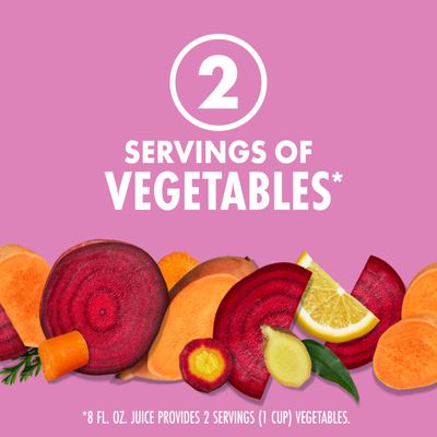 V8 Beet Ginger Lemon 100% Vegetable Juice, 46 fl oz Bottle