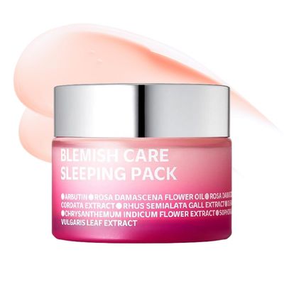 ISOI Bulgarian Rose Sleeping Pack, Revitalizing &amp; Hydrating Overnight Mask for Radiant Glass Skin, Korean Skin Care (1.69 fl.oz, 50ml)
