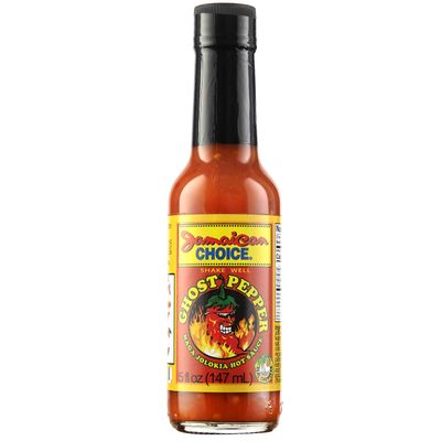 Jamaican Ghost Pepper Hot Sauce 5 Oz