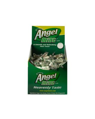 Original Angel Mint 40 oz box Individually Wrapped Mint Treats Old Fashion Candy Pure and Natural Fat Free Gluten Free Soy Free Salt Free Vegan Friendly