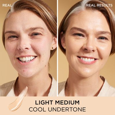 IT Cosmetics CC Nude Glow Lightweight Foundation Glow Serum with SPF 40 - With Niacinamide, Hyaluronic Acid & Green Tea Extract - Light Medium - 1.08 fl oz
