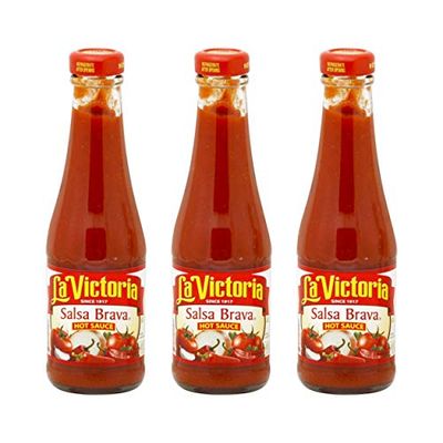La Victoria Sauce Hot Salsa Brava, 8 Ounce (Pack of 3)