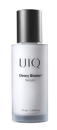 UIQ Dewy Biome Serum - Instant Moisturzing, Hydrating, Korean Skincare, Dermatologically Tested Moisturizing Serum for Dry Skin, Fragrance-Free 1.69 fl. oz.