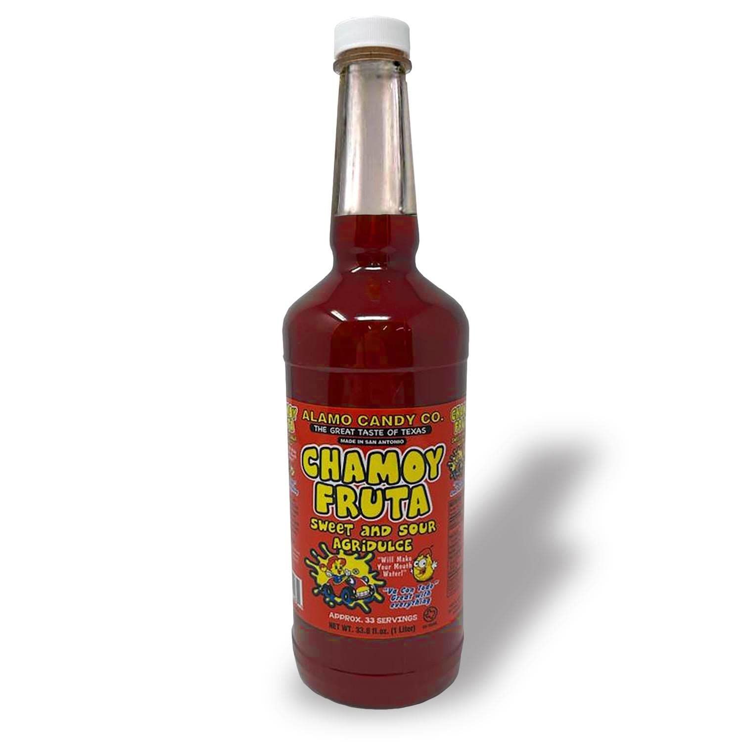 Alamo Candy Co. Chamoy Fruta Sweet and Sour Agridulce Sauce, 33.8 Ounces - Chamoy Rim Dip - Chamoy Candy - Chamoy Sauce for Fruit - Chamoy Paste - Chamoy Rim Paste - Mexican Candy 1/41/8 inch hank