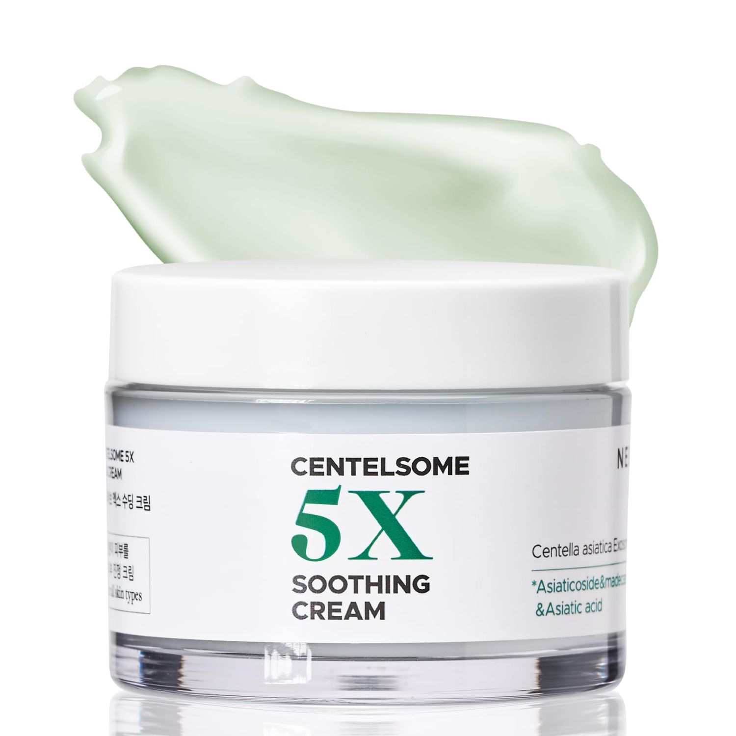 NEUL20S Centelsome 5X Soothing Cream 1.69 fl oz/50ml Face Moisturizer for Skin Regeneration, Hydration, Blemish Spot Treatment, Korean Skincare, Centella Asiatica, Niacinamide, Exosomes, Panthenol