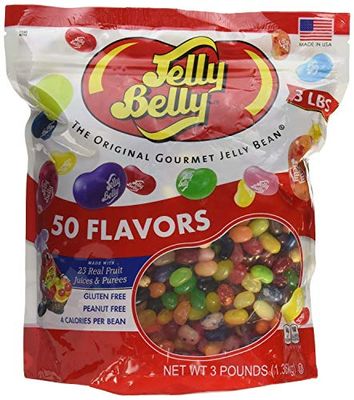 Jelly Belly 3 Pound Bag - 50 Flavors - Kosher Certified