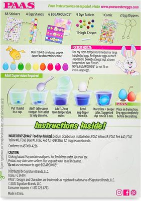 PAAS Deluxe Easter Egg Decorating Kit - America's Favorite Easter Tradition