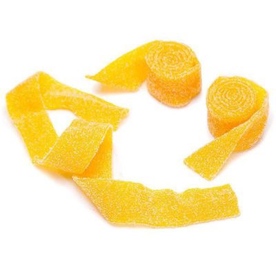 By The Cup Sour Power Mango Sour Belts, 1 lb Bulk Bag