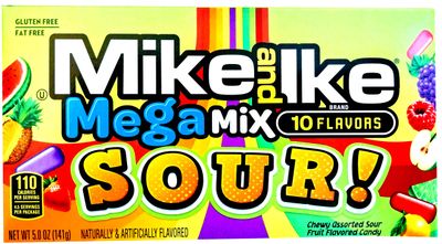 Mike and Ike Mega Mix Sour 5 oz. (Pack of 2)
