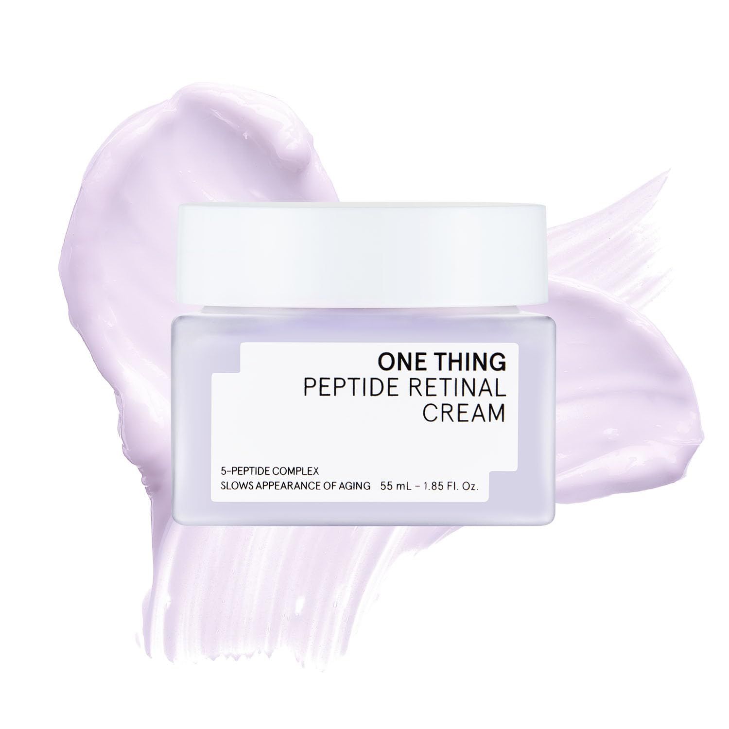 ONE THING Peptide Retinal Cream, Vitamin A, Faster Acting than Retinol, Retinaldehyde Anti Aging Face Serum, Smooths Wrinkles, Refines Pores and Improves Elasticity, Korean Skincare 1.85 fl.oz, 55ml