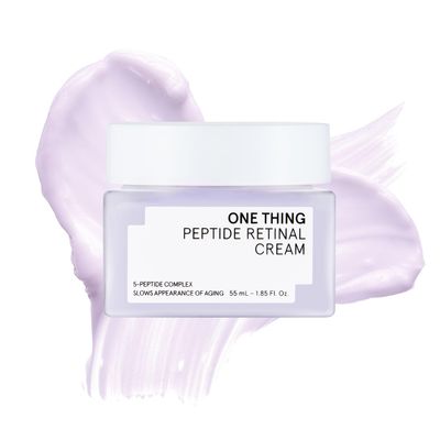 ONE THING Peptide Retinal Cream, Vitamin A, Faster Acting than Retinol, Retinaldehyde Anti Aging Face Serum, Smooths Wrinkles, Refines Pores and Improves Elasticity, Korean Skincare 1.85 fl.oz, 55ml