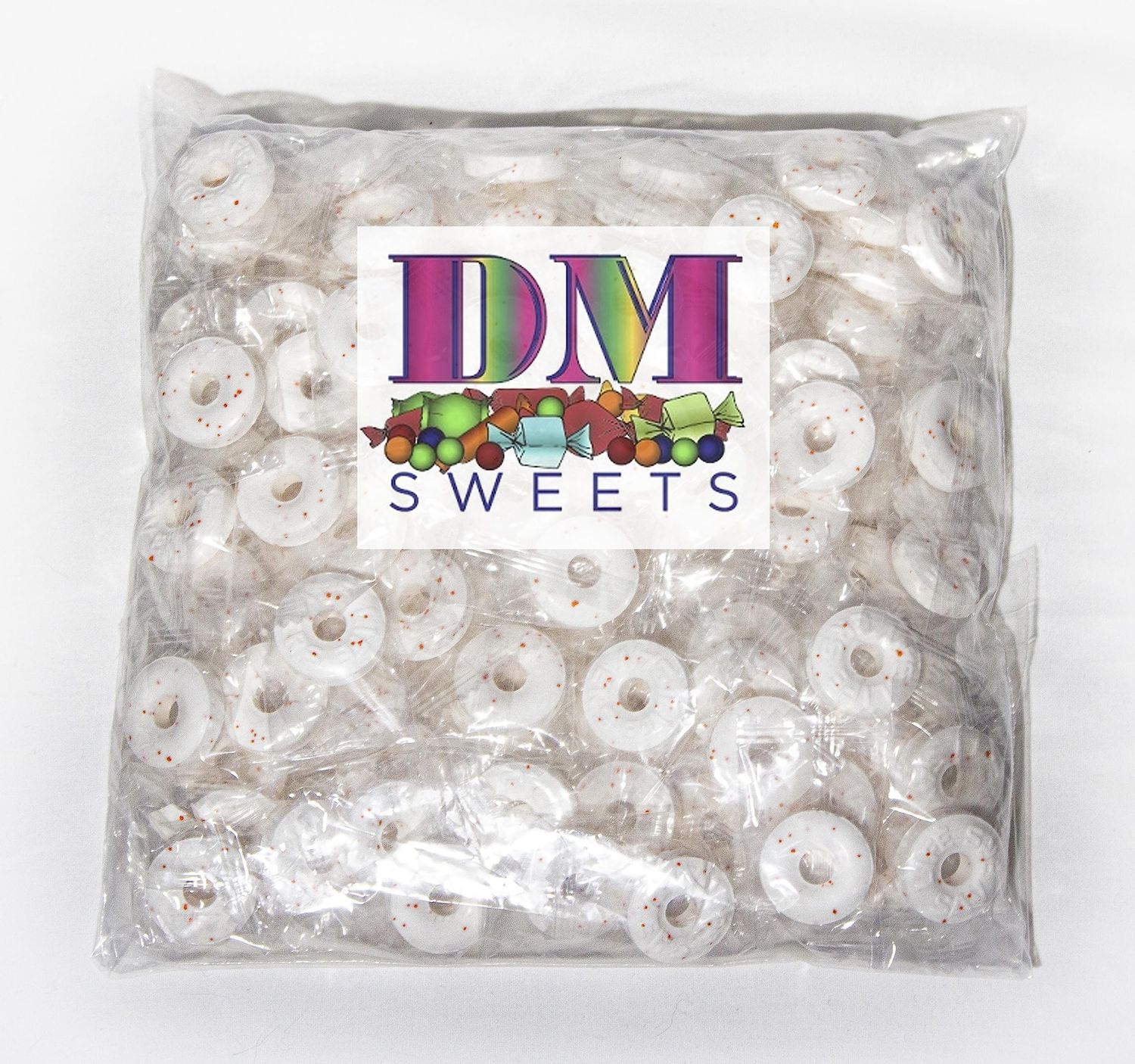 Life Orange Mints Savers - 1 lb of Bulk Individually Wrapped Fresh Sucking Candy