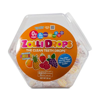 Zollipops Fruit Vegan KETero Sugar - Indulge in Delicious and Dental-Friendly Fruit Flavored Lollipops for a Guilt-O Allergy-Free ZFree Snacking Experience, 26oz