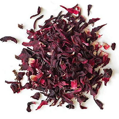 Organic Hibiscus Flowers - 1 lb (16oz) - Herbal Tea - 100% Certified Organic - Flor de Jamaica - Agua Frescas - EarthWise Aromatics