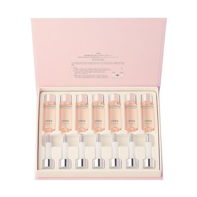 O HUI Miracle Moisture 777 Ampoules Improves Skin Texture Facial Soothing Serum Moisturizer Daily Serum Korean Skin Care Ceramide, Glycerin, Peptide, Panthenol Skin Glow Travel essentials