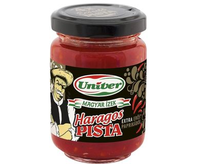 Haragos Pista Angry Steve Extra Hot Raw Crushed Paprika Paste 4 x Hotter Than Eros Pista Authentic Hungarian 150 Gram Glass Jar