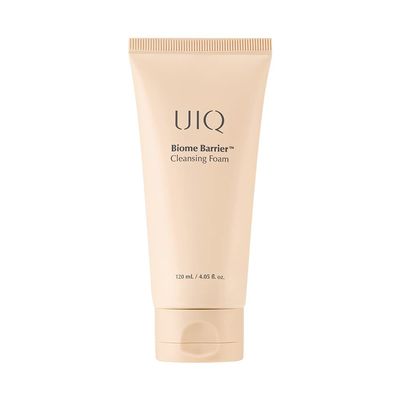 UIQ Biome Barrier Cleansing Foam, Facial Cleanser, Mild Hypoallergenic formula, Face Wash, Blackhead Remover, Moisturizing facial cleanser for All Skin Types 4.05 fl.oz(120ml)