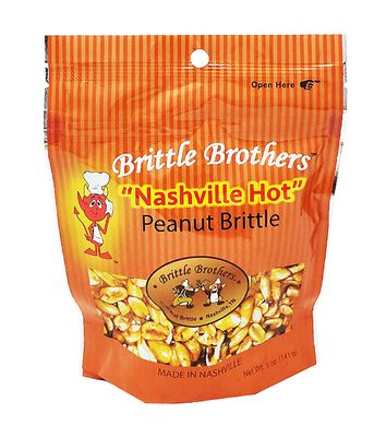 Brittle Brothers Nashville Hot Peanut Brittle - 5 oz. Bag
