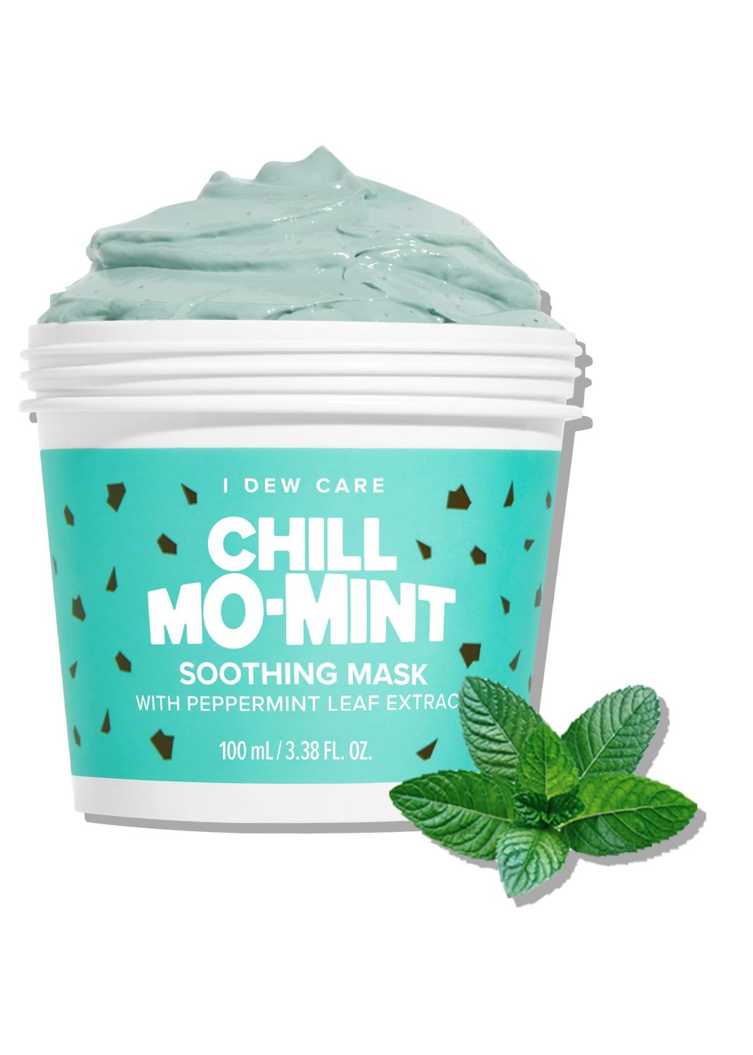 I DEW CARE Wash Off Face Mask - Chill Mo Mint Soothing Mask with Peppermint Leaf Extract, Korean Face Mask Skin Care for Face, Mother&#39;s Day, 3.38 Oz