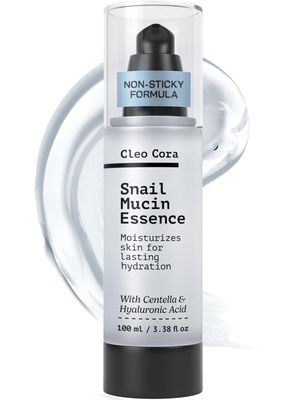 Snail Mucin Serum - Advanced Snail 96 Mucin Power Essence with Hyaluronic Acid &amp; Centella - Skin Repair Hydrating &amp; Moisturising Face Serum for Women - 3.38 Fl. oz 100 ml - Cruelty Free Skincare