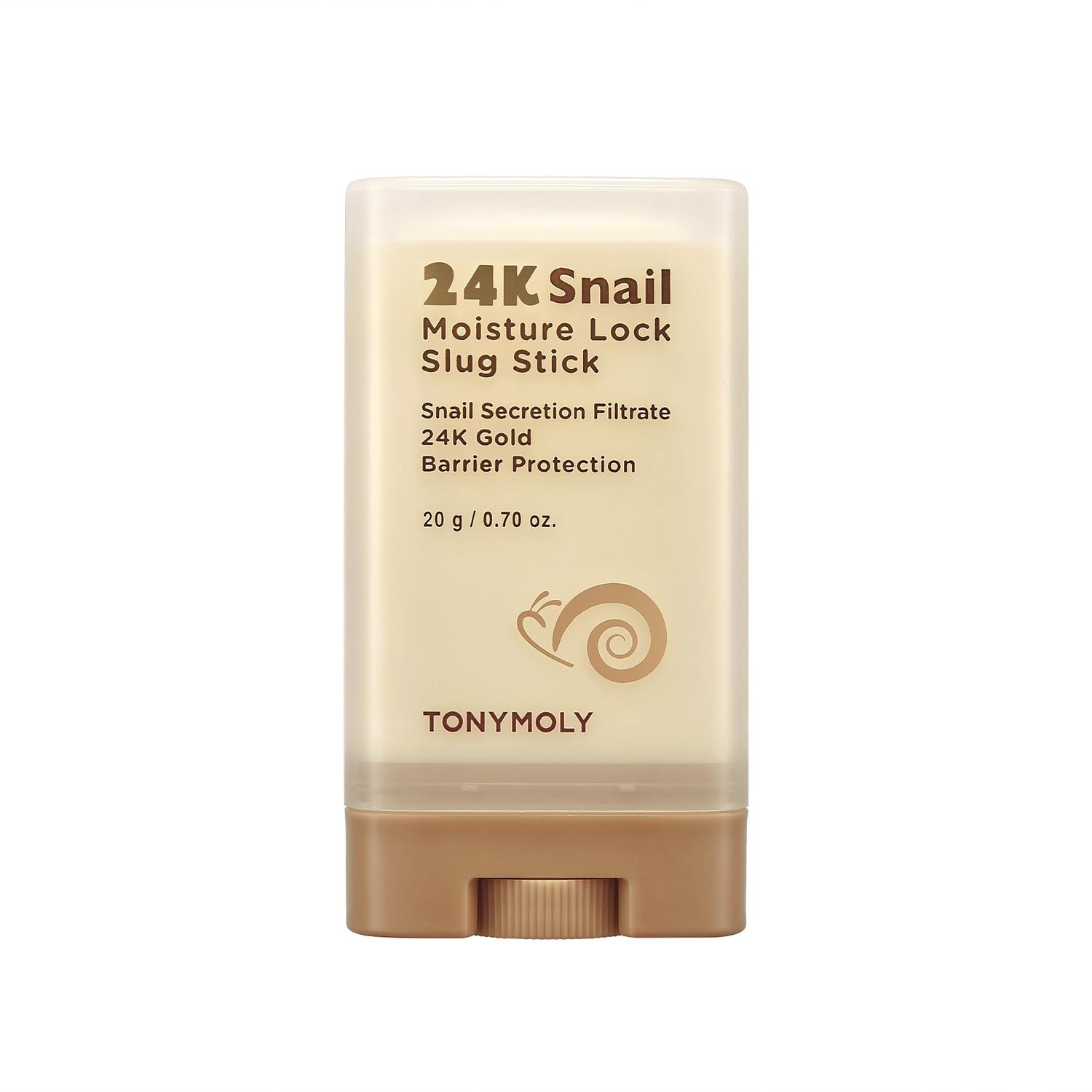 TONYMOLY 24K Snail Moisture Facial Stick, with Snail Mucin &amp; 24k Gold, Easter Basket Stuffer, All-in-one Multi Balm Stick for Hydration &amp; Barrier Protection, 20 g.