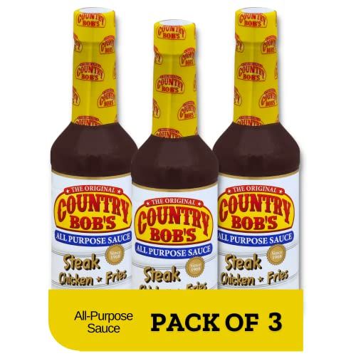 Country Bob&#39;s All Purpose Sauce, 13 Ounce (Pack of 3)