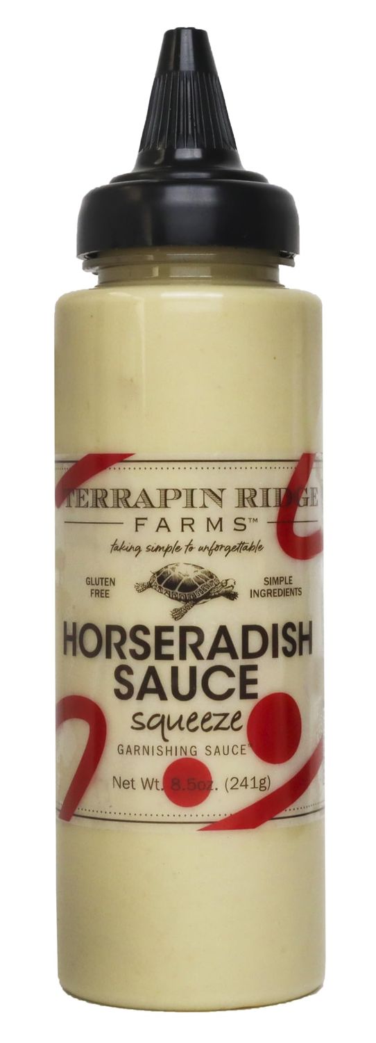 Terrapin Ridge Farms Horseradish Garnishing Sauce - One 8.5 Ounce Squeeze Bottle