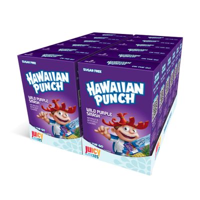 Hawaiian Punch Powder Drink Mix - Sugar Free &amp; Delicious, Excellent source of Vitamin C (Wild Purple Smash, 96 Sticks)