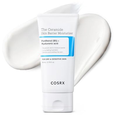 COSRX Ceramide Skin Barrier Moisturizer for Face with 7 Ceramides, Hyaluronic Acid &amp; Panthenol for All Skin Types, 2.7 fl.oz, Korean Skin Care