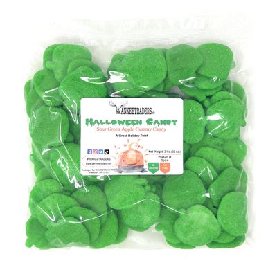 YANKEETRADERS Sour Green Apple Gummy Candy - 2 LB (Fall Favorite)
