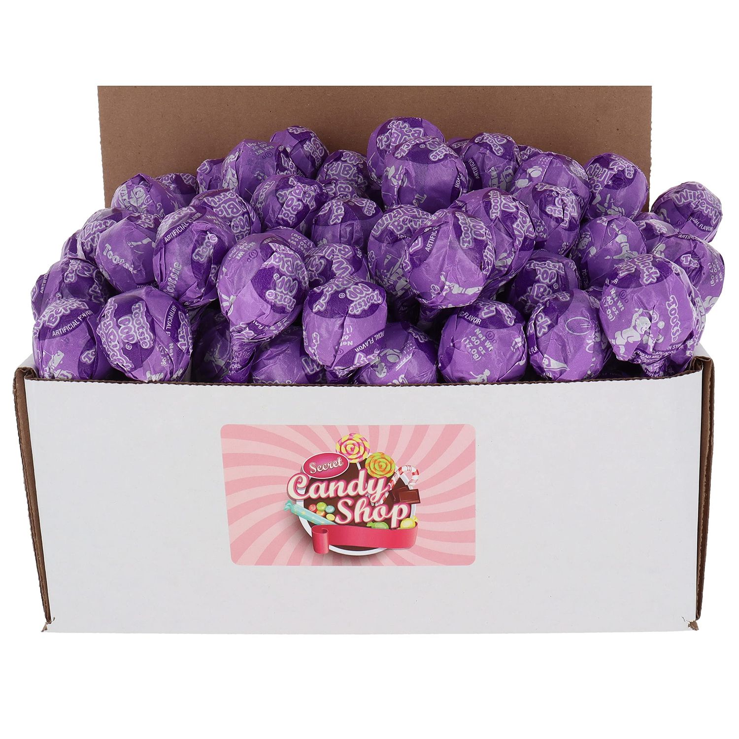 SECRET CANDY SHOP Tootsie Pops Lollipops 40 Lollies in a Box (Wild Black Berry)