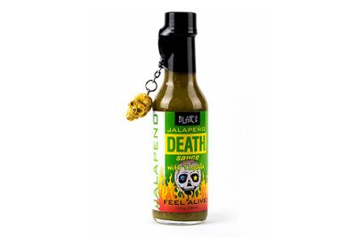 Blair&#39;s Jalapeno Death Sauce with Tequila &amp; Skull Key Chain - 5 oz