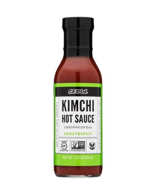 Lucky Foods Seoul Kimchi Hot Sauce, Keto / Gluten Free / Non GMO (Sweet &amp; Spicy 13.2 oz)