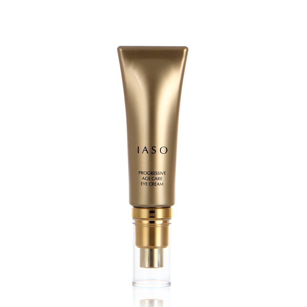 IASO Progressive Age Care Eye Cream Premium Anti-Aging, Anti-Wrinkle Eye Cream, Reduces Puffiness, Dark Circles, Enriched with Ginseng, Powerful Anti-Aging Ingredients, Korean Skin Care, 1 oz