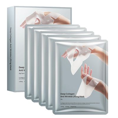 WFWJ Collagen Face Mask,Deep Collagen Anti-Wrinkle Lifting Overnight Mask,for Lifting,Firming and Moisturizing(5pcs/1box)