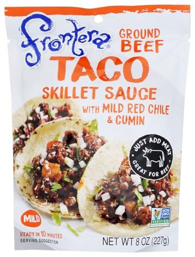 Frontera Texas Original Taco Skillet Sauce 8 oz each (5 Items Per Order)