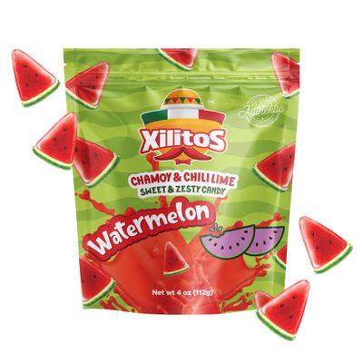 Mexican Candy Watermelon Chamoy Candy Gummies, Spicy, Sweet &amp; Zesty Watermelon Grummy with Chamoy Chili Lime, a Unique Mexican Snack for Spicy Sweets Lovers, Gluten-Free by Cosmic Freeze